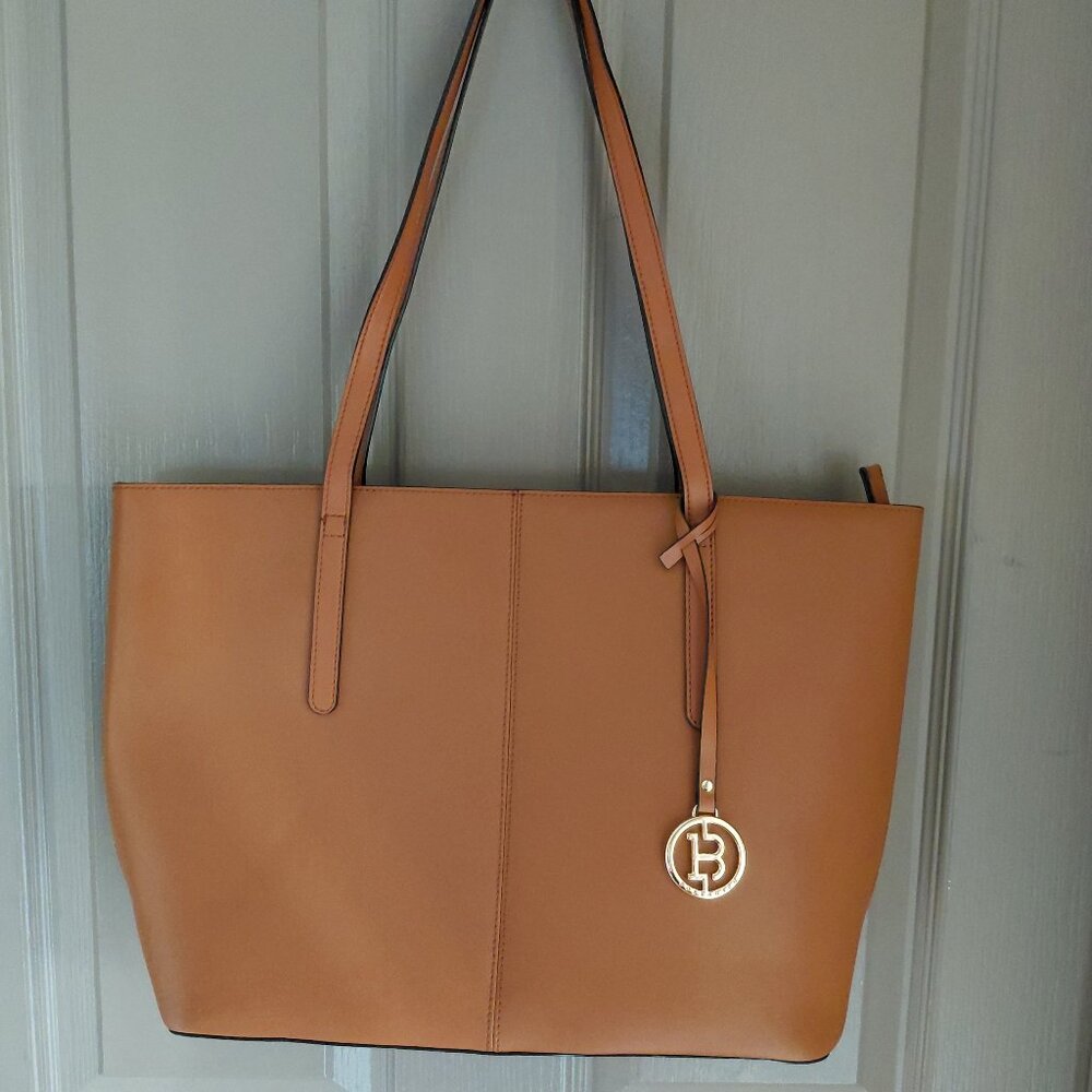 NWOT Bostanten British Tan Leather Tote Bag/Shoulder Bag